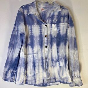Eggie  Cloudy Blue Tie-Dye Women's Top